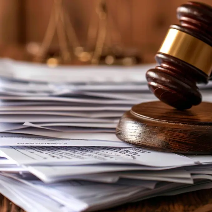 Legal Documents Display Stockcake